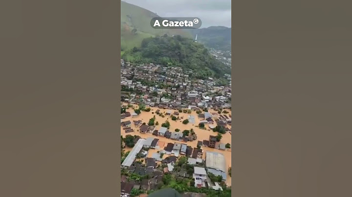 Imagens aéreas mostram os estragos causados pela chuva em Mimoso do Sul (ES) #shotrs
