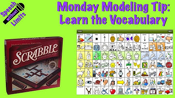 Monday Modeling AAC Tip: Learn the Vocabulary