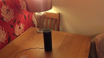 Lights controlled with Alexa (Amazon Echo) and Phillips Hue (Hue Bridge 2.0)