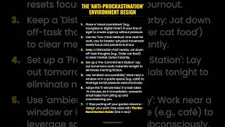 The 'Anti-Procrastination' Environment Design #ad (Verify Info)
