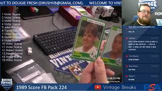 Troy Aikman and Barry Sanders rookie cards pulled from 1989 Score Football Pack.