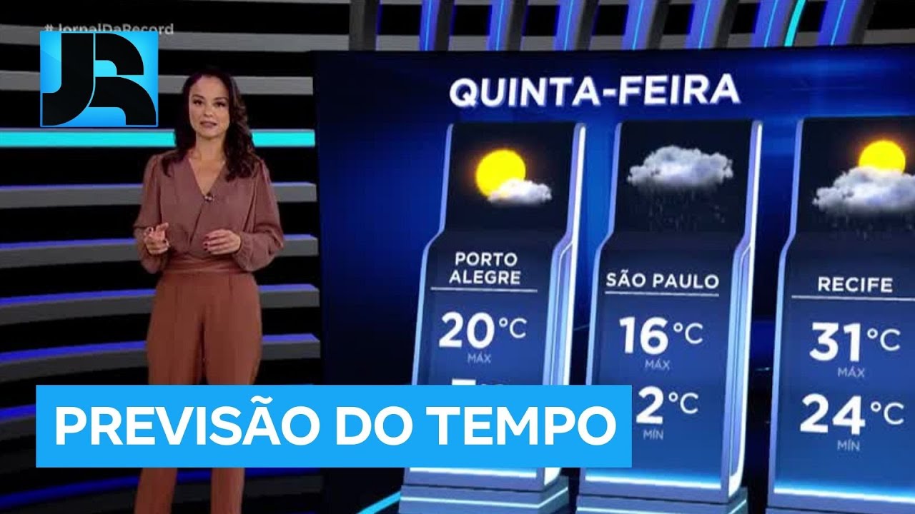 Confira a previsão do tempo para esta quinta-feira (25) - YouTube