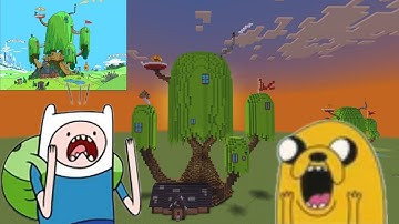 Minecraft Tutorial - Adventure Time Treehouse