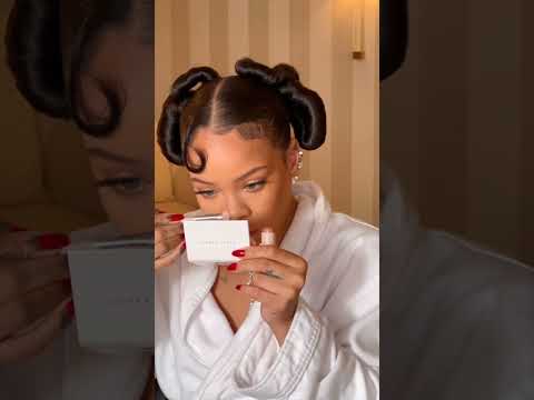 @rihanna contours her nose using Fenty Beauty's Contour Stick, Match Stix!! 🔒🤩😮‍💨❤️‍🔥