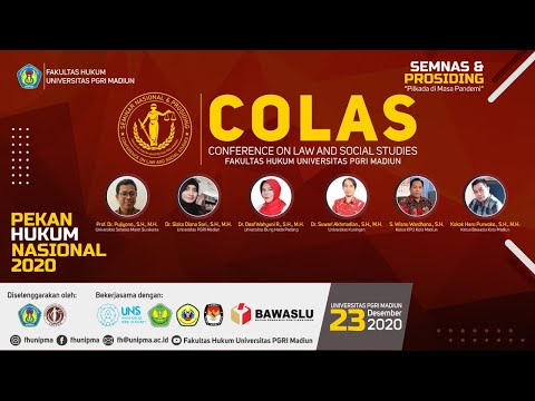 COLAS (Conference on Law and Social Studies) FH UNIPMA