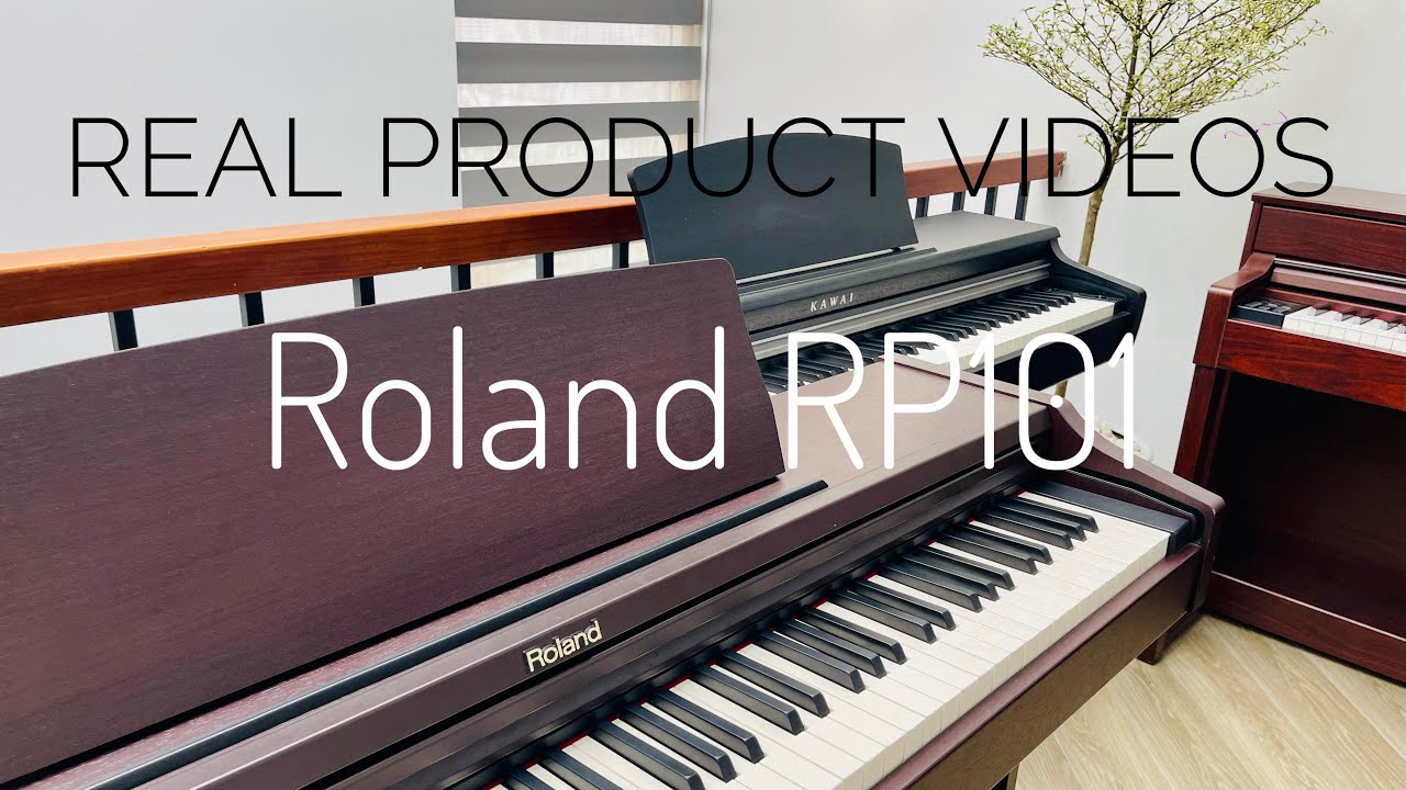 Videos ngoại hình thực tế Roland RP101 — Dương piano