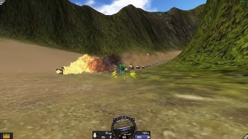 SimplePlanes: Convoy Assault with Truck