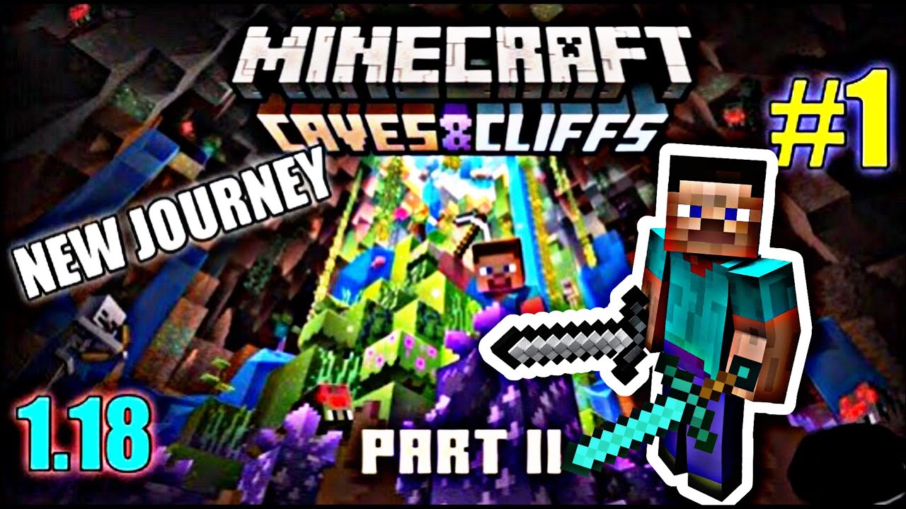New survival series of minecraft| 1.18 caves and cliffs part 2 update ...