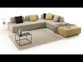 Prisma modular sofa system with movable backrests