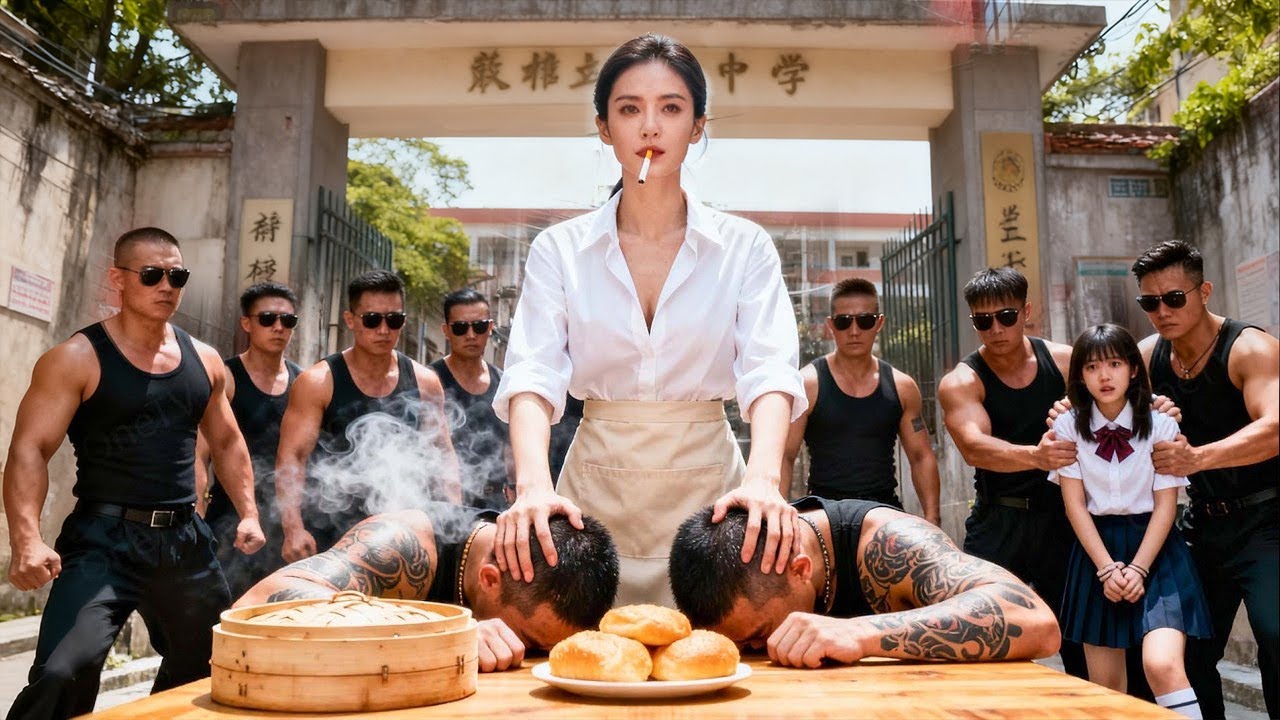 عمّة تبيع الفطائر كانت زعيمة عصابة معتزلة؛ حين تنمّروا على ابنتها عادت بقسوتها وسحقتهم.