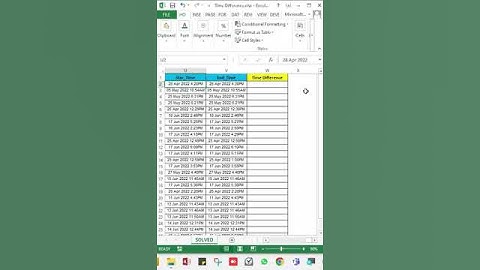 Time Difference in excel #shorts #viralshorts #youtubeshorts #viralvideo #excelinterviewquestions