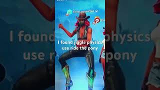 I Found Jiggle Physics With Calamity Just Use The Emote Ride The Pony