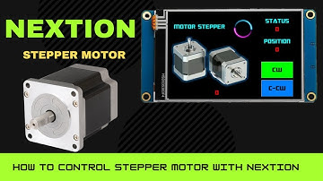 Arduino stepper motor control with nextion HMI