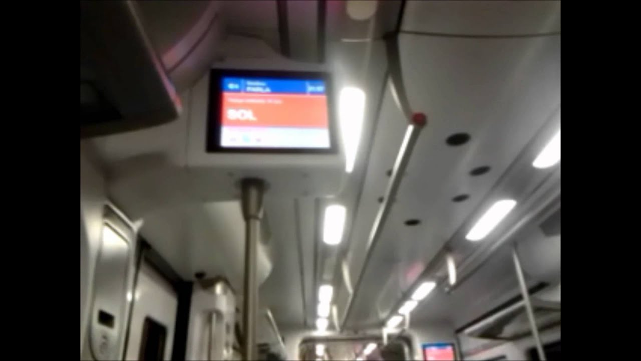 Viaje en tren de Cercanias Madrid de Nuevos Ministerios a Sol