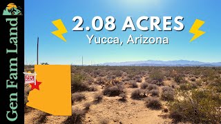 2.08 Acre Arizona Land with Power & Gas Available in Mohave County