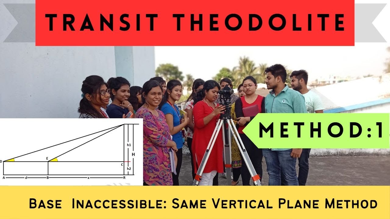 Transit Theodolite Base Inaccessible calculation method|Thematic ...