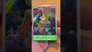 Don’t sleep on Sewaddle… this card’s too clean 👌✨ #pokemon #pokemoncards #pokémon #pokemontcg #tcg