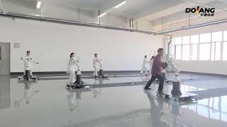 The Robot can practice TaiJiQuan with you.
