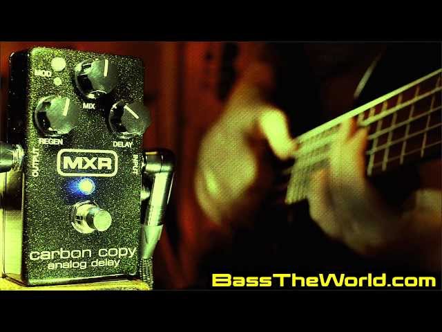 MXR M169 CARBON COPY ANALOG DELAY BASS DEMO | BassTheWorld.com