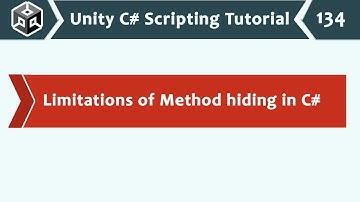 Limitations of Method hiding in C# - Unity C# Scripting Tutorial 134 🚀