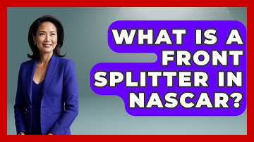 What Is A Front Splitter In NASCAR? - Pit Stop Chronicles