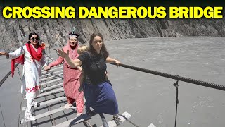 Hussaini Suspension Bridge Gojal Valley Hunza Gilgit-Baltistan Pakistan Suleman The Traveler