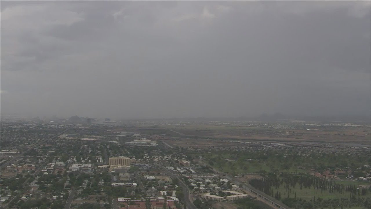 Tracking monsoon storms across the Phoenix area - YouTube