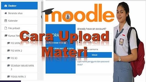 Cara Menambahkan Materi di Moodle