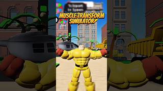 Muscle Transform Simulator #superhero #simulator #roblox #gaming #shorts