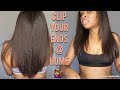 NEVER GOING TO THE SALON AGAIN! | HOW TO DUST YOUR ENDS AT HOME & MAINTAIN LENGTH!