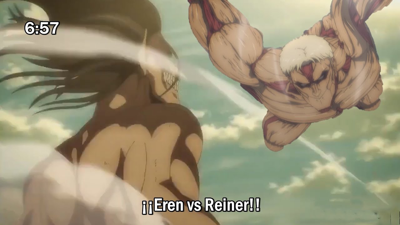 EREN VS REINER! ATTACK ON TITAN Temporada 4 Episódio 17 REACT