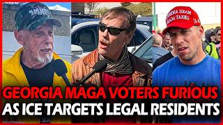 Georgia Maga Voters Furious As Ice Targets Legal Residents