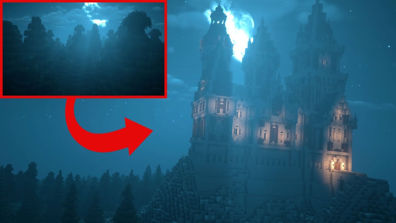 Building Dracula S Castle In Minecraft Halloween Special Youtube