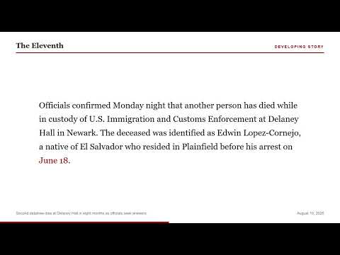 Second detainee dies at Delaney Hall in eight months as officials seek answers