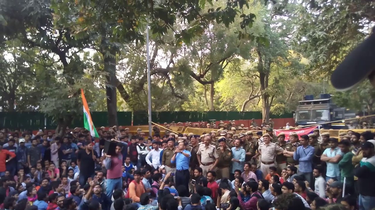 Ssc protest in cgo complex new Delhi