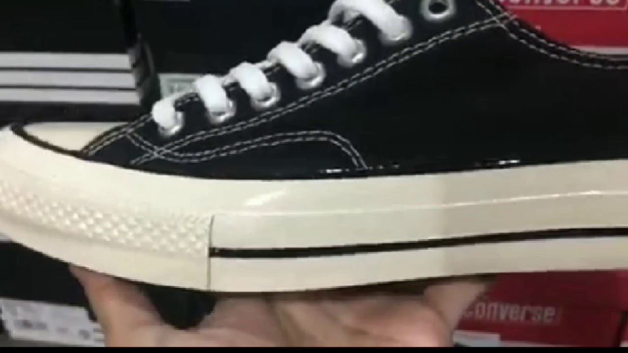 CONVERSE 70S LOW BLACK WHITE YouTube