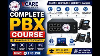 PBX Certification Course Tutorial 2026 🔥 | Learn PBX /PABX from Basics to Advanced (Hindi + English)