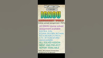 MCS-12 SOLVED ASSIGNMENT 2019-20| BCA/MCA SOLVE ASSIGNMENT |  9097227308 | IGNOU ASSIGNMENT WORLD