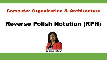 Reverse Polish Notation (RPN) || Computer Organization and Architecture