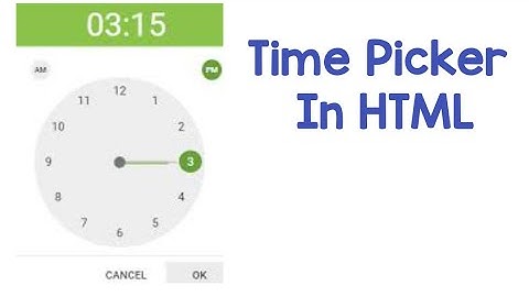 Time Picker tags in HTML//HTML basics tags//HTML Tutorials for begginers//HTML tips and tricks