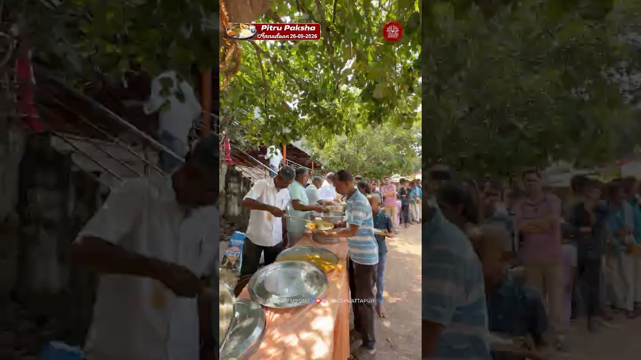 Pitru Paksha Maha Annadaan (Krishna Prasadam Distribution) by ISKCON Attapur on 26th September 2026