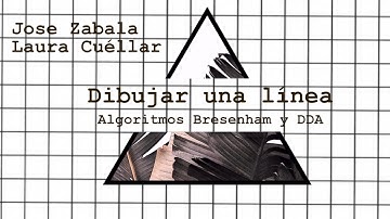 Algoritmo para dibujar una línea: DDA y Bresenham