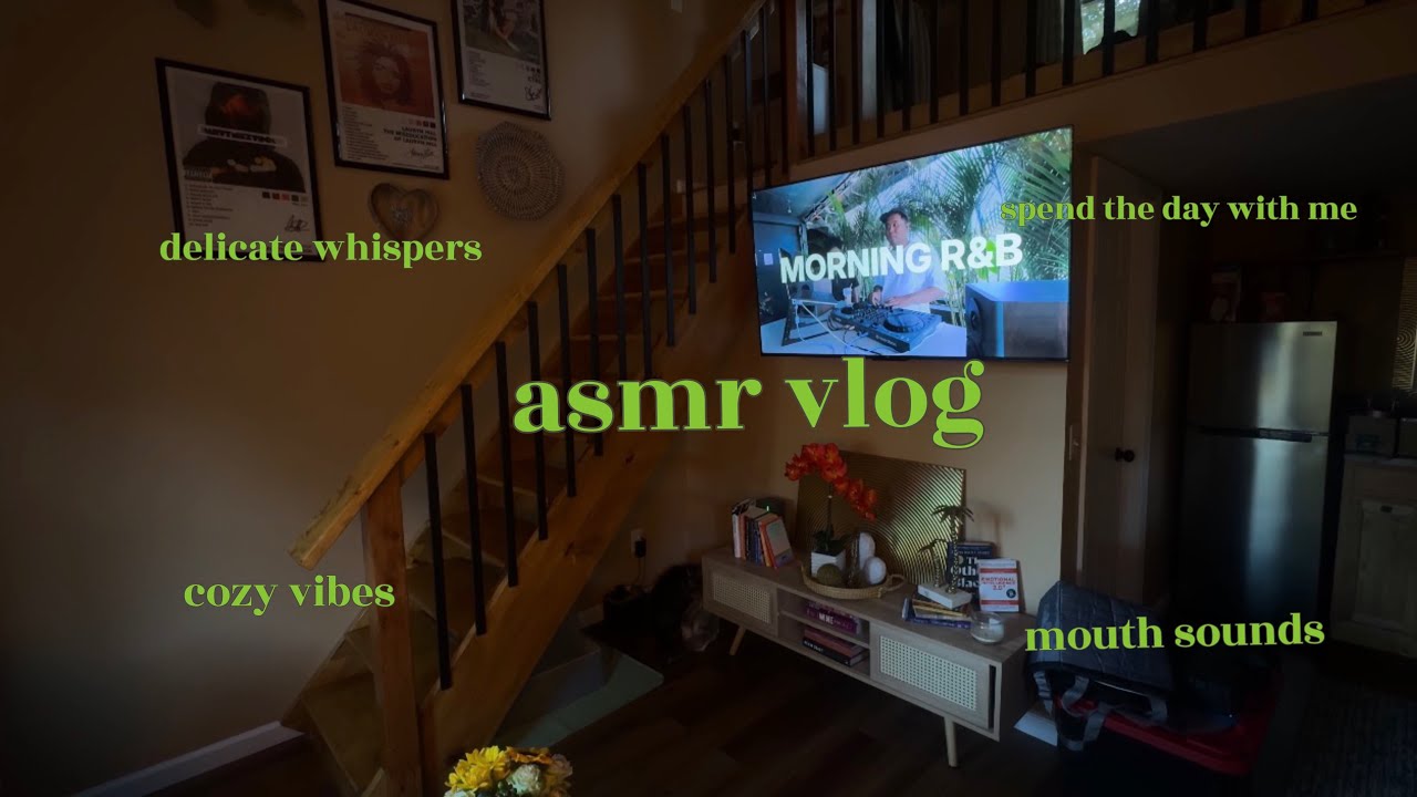 asmr vlog // spend a chill day with me🪴💚