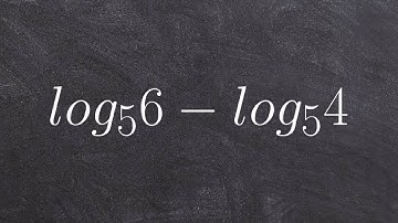 Learn how to condense a logarithm over subtraction of two logs