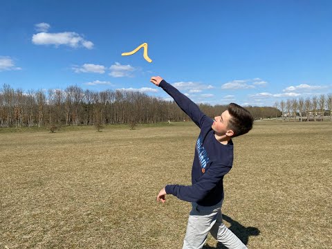 Sqxaldm Hölzerner Bumerang Im Freien Bumerang Handarbeit Fliegender Bumerang Boomerang zum Werfen Boomerang Stabile Hölzerne V Förmige Bumerang aus Holz Umweltfreundlich Kinder und Erwachsene