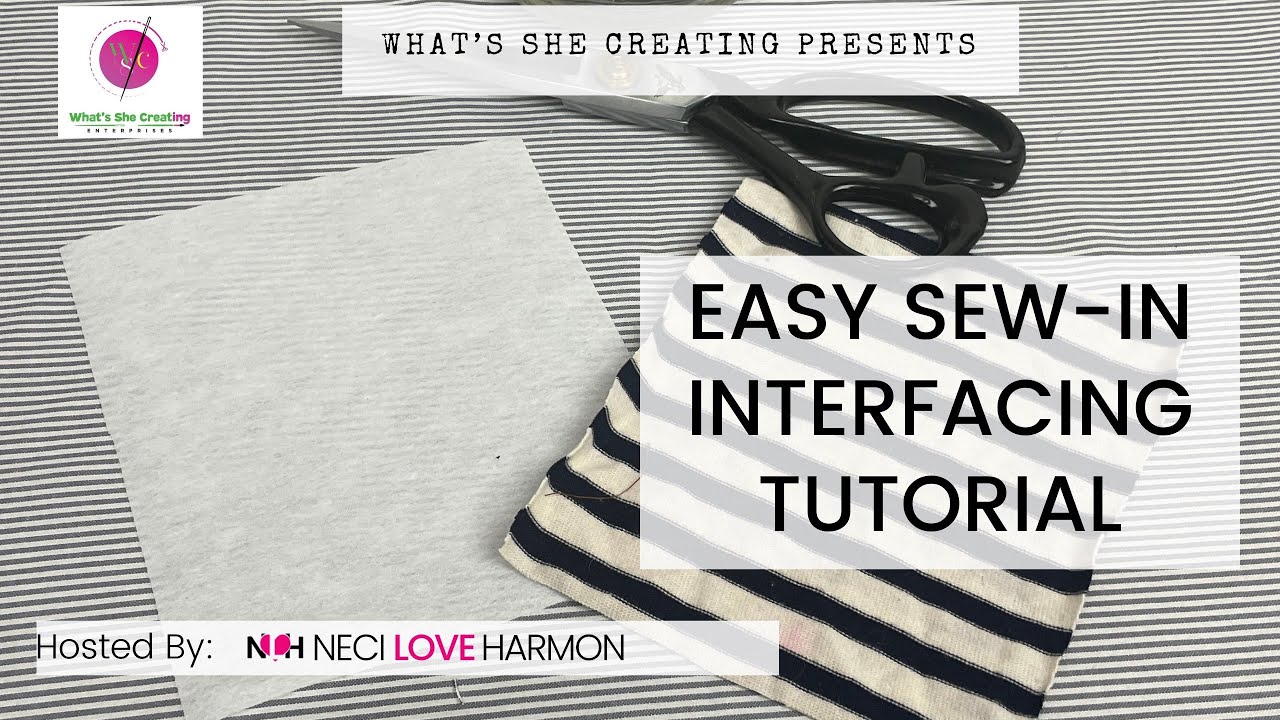 Easy SewIn interfacing tutorial YouTube