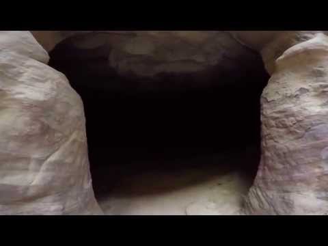 Inside a Cave, at Petra - Jordan