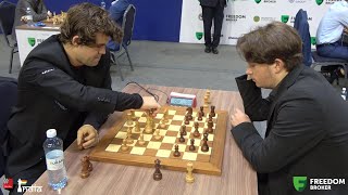 That little knight swiggle by Magnus | Carlsen vs Vincent Keymer | World Rapid 2022 screenshot 4