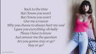 Foxes - If You Leave Me Now | Lyrics Songs