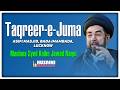 TAQREER E JUMA MAULANA SYED KALBE JAWAD NAQVI 3 APRIL 2026 HUSAINI CHANNEL 